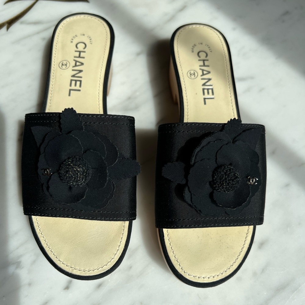 Chanel sandal clog mules - Picture 5 of 12